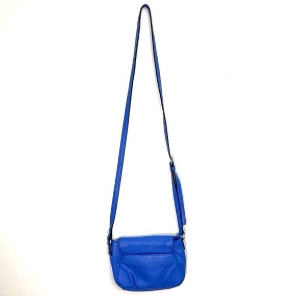Michael Kors Small Crossbody Bag Blue Silver Toned Hardware Adjustable Strap - Picture 3 of 8